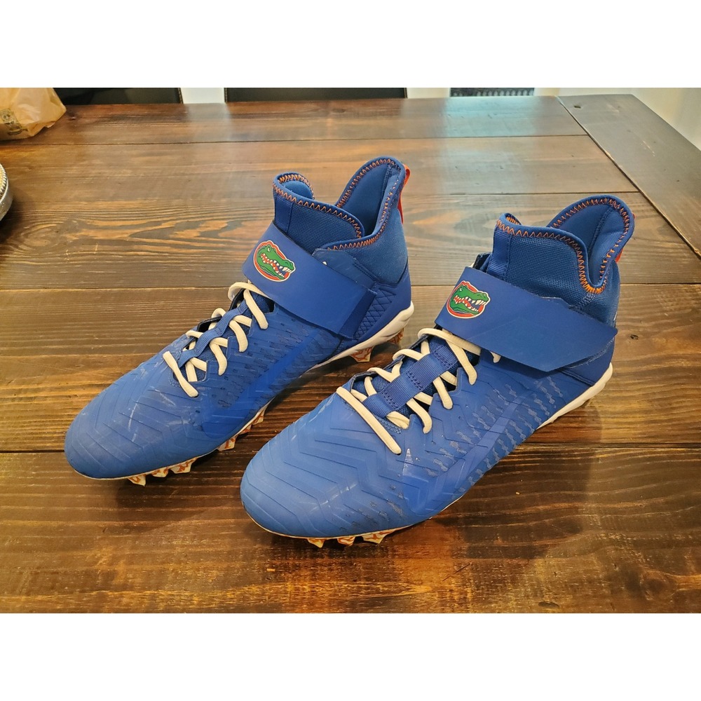 Nike Florida Gators Cleats PE Player Issue Jordan Alpha Menace Pro 2 - SIZE 14